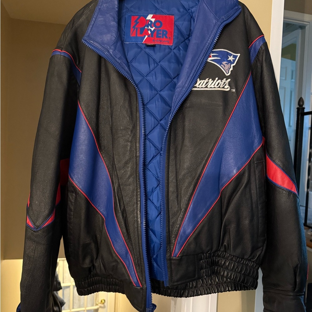Black and Blue Bomber Jacket
